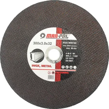 Řezný kotouč Kotouč řezný na železo 300x3x32mm MAR-POL