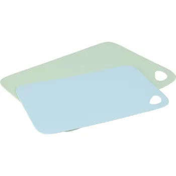 Kuchyňské prkénko EH Sada krájecích desek 2 ks, modrá + zelená, mix barev