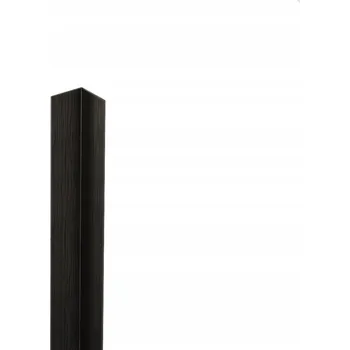 rohová lišta VNITŘNÍ ROHOVÁ LIŠTA L ČERNÁ MATNÁ 2 cm x 2 cm x 270 cm