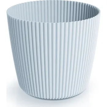 Květináč Květináč MILLA ROND IX světle šedý, varianta 34,2 cm