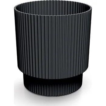 Květináč MILLA VII uhelný, varianta 16,8 cm
