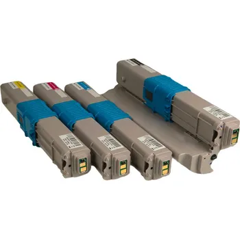 TonerPartner Multipack za OKI C510-BK, C510-C, C510-M, C510-Y, kompatibilní toner CMYK sada