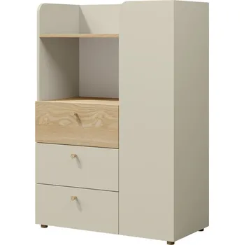 Falco Vysoká komoda Yuva R7 béžová/dub
