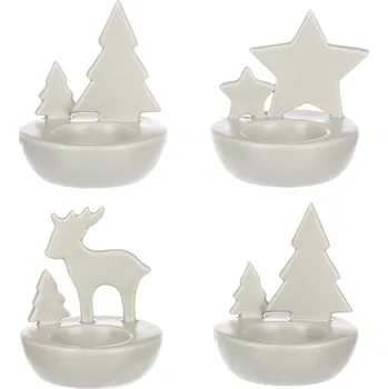 Svícen Autronic Svícen porcelánový, na čajovou svíčku. Mix 4 druhů. Cena za 1ks ALA1500 GRN