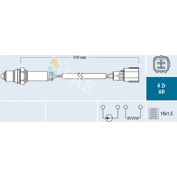 Lambda sonda Lambda sonda FAE 75618