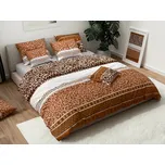 Povlečení z Renforcé bavlny EBONY hnědé Rozměr povlečení: 2 ks 80 x 80 cm | 200 x 220 cm 215955732