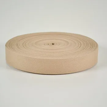 Bavlněný popruh 3 cm béžový