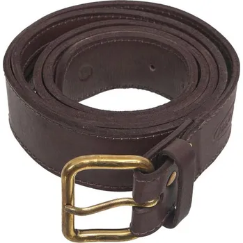 Opasek BasicNature Klasický opasek na peníze moka 120 cm