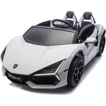 Dětské elektrovozidlo KidVolt Dětské elektrické Lamborghini Revuelto XL | EVA kola | bílá EVA kola | dálkový ovladač | 24V 7Ah