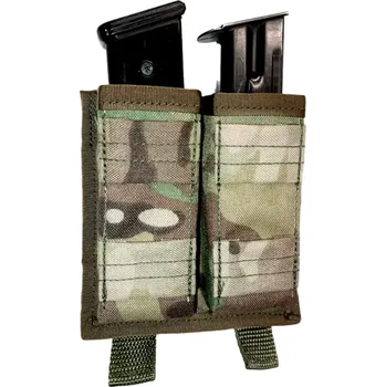 Samosvorná fast kydex dvoj sumka na pistolový zásobník - Multicam (sumka pro mp5, SA61, Glock, CZ75)