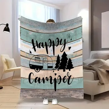 Příslušenství ke karavanu Přehoz flanelový, 70x100cm