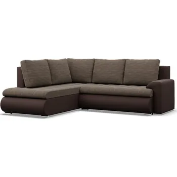 Sedací souprava Sedací souprava FORESTA LO LEVÁ výběr z barev LAWA 02 + REAL 66 hnědá + hnědá