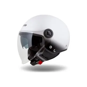 Helma na motorku Moto přilba Cassida Handy Plus bílá/černá - L(59)