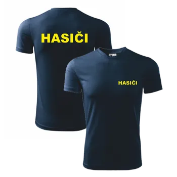 Pánské sportovní triko pro hasiče modré