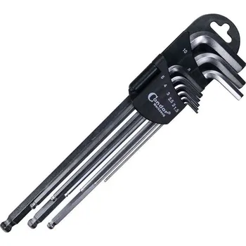 Auto-moto IMBUSOVÉ KLÍČE 1.5-10 MM S KULIČKOU, 9 KS CONDOR