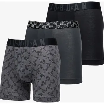 Boxerky Boxerky Jordan Flight Modal 23 Monogram Boxer Brief 3-Pack Black L
