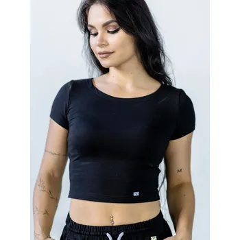 Dámský VSB PATTY crop-top v černé barvě, VELIKOST XL