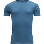 Pánské lehké vlněné triko Devold Breeze Merino 150 T-shirt Man Modrá GO-181-210-A-258A 25/26