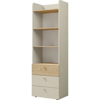 Knihovna FALCO Knihovna Yuva R5 béžová/dub