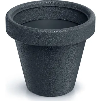 Květináč Plastový květináč ORIGINAL antracitový matný, varianta 29,8 cm