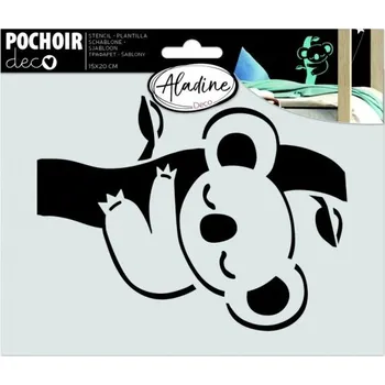 Výtvarná sada Šablona Aladine 20 x 15 cm - Koala -