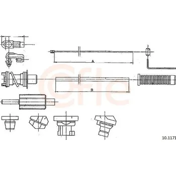 Auto-moto Lanko plynu COFLE 92.10.1171