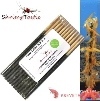 Krmivo pro rybičky Shrimp Lollies Nano Lollies M.E.G.A 12ks (+ podstavec zdarma)