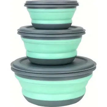 Miska pro psa Misky skládací, silikonové, 3ks