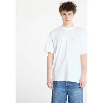 Tričko Calvin Klein Jeans Woven Label Relaxed Tee White XL