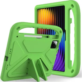 Pouzdro na tablet VSECHNONAMOBIL 103566 KIDDO Dětský obal pro Xiaomi Pad 7 / Pad 7 Pro zelený