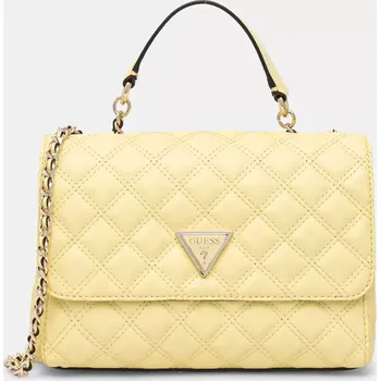 Kabelka Guess GIULLY žlutá barva, HWQG87 48200 HWQG87.48200 11X, vel. ONE SIZE