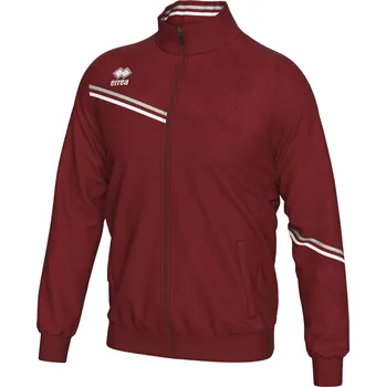 Pánská mikina ERREA´ ERREA ERICK Pánská mikina BARVA: karmínová - šedá - bílá, Velikost: L Lehká sportovní mikina s rolákem na zip a moderním designem