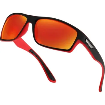 Sluneční brýle J&W sportovní polarizační sportovní brýle Bajuke červená skla