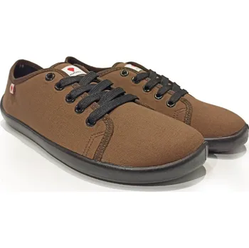 Chlapecké tenisky Barefootové tenisky Anatomic NATURAL WATER-REPELLENT 1NR05C hnědá s černou podrážkou Velikost: 38,5
