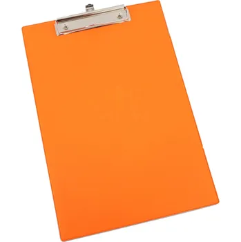 Deska s klipem NEON, A4 oranžová