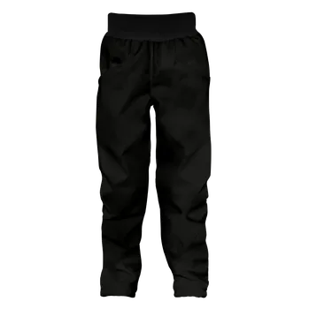 Dívčí kalhoty Softshellové kalhoty dětské, KLASIK, černá WAMU - vel. 128,134,140,146 - 128-134