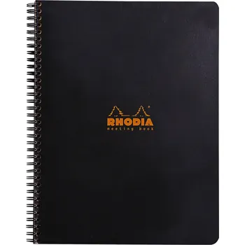Zápisník Clairefontaine, Zápisník Rhodia Classic Meeting book, A4+, 80 listů, černý