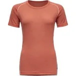 Devold Lauparen Merino 190 Base Tee Women 121A CORAL oranžová S