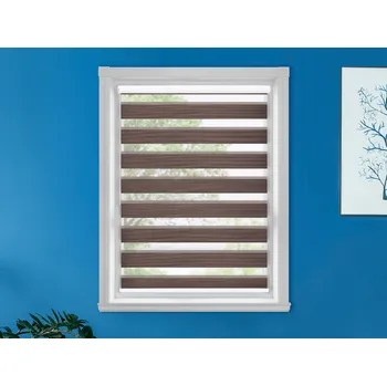 Roleta FEXI Zatemňovací Roleta Den a noc, v MAXI kazetě, STANDARD, Čokoládová shine, A 076, 150x30 cm, Strana a barva mechanismu: Pravá -…