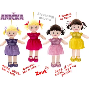 Panenka Mikro trading Panenka Anička hadrová - 32 cm