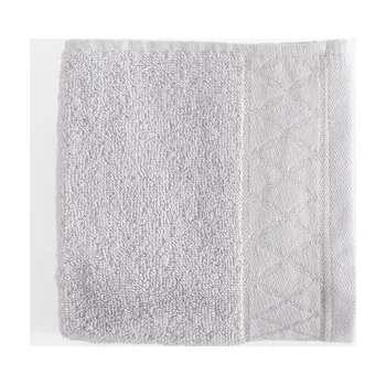 Ručník Stříbrný bavlněný ručník LAYLA 30x50 cm