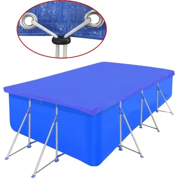 Bazén vidaXL Kryt na bazén PE obdélníkový 90 g/m2 540 x 270 cm [90592]