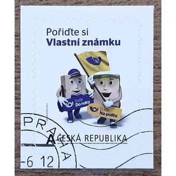 Sběratelství ČR 727 raz., Vlastní známka "A" - vzor, r. 2012