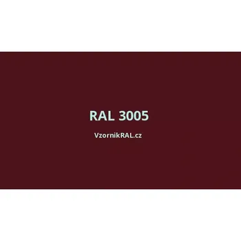 plechová krytina Blachotrapéz trapézový plech T18 plus š.1170 PE 25 lesk 0,5 mm červená 1m2