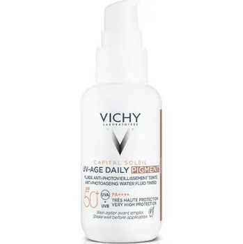Přípravek na opalování Vichy Capital Soleil UV-Age Daily SPF 50+ tónovaný fluid Medium 40 ml
