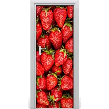 Fototapeta Fototapeta na dveře samolepící jahoda 85x205 cm