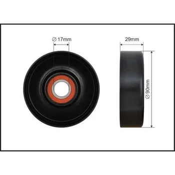 Auto-moto Napínací kladka, žebrovaný klínový řemen CAFFARO 500658