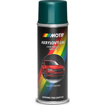 Barva ve spreji Motip Škoda Akrylový sprej na automobily, zelená smaragd metalíza, lesklý, 200 ml AC9595