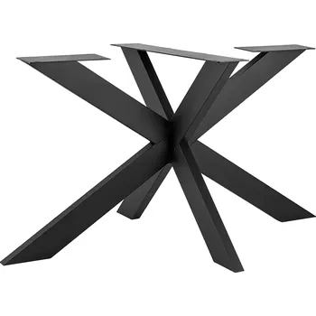 Stolová podnož CITYLINE Stolová noha Spider, 1400 × 700 × 720 mm, černá, 1 ks 50113.1519.00011