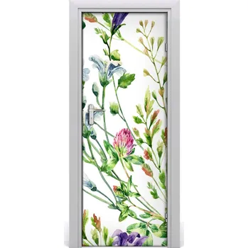 Fototapeta Samolepící fototapeta na dveře polní květiny 75x205 cm